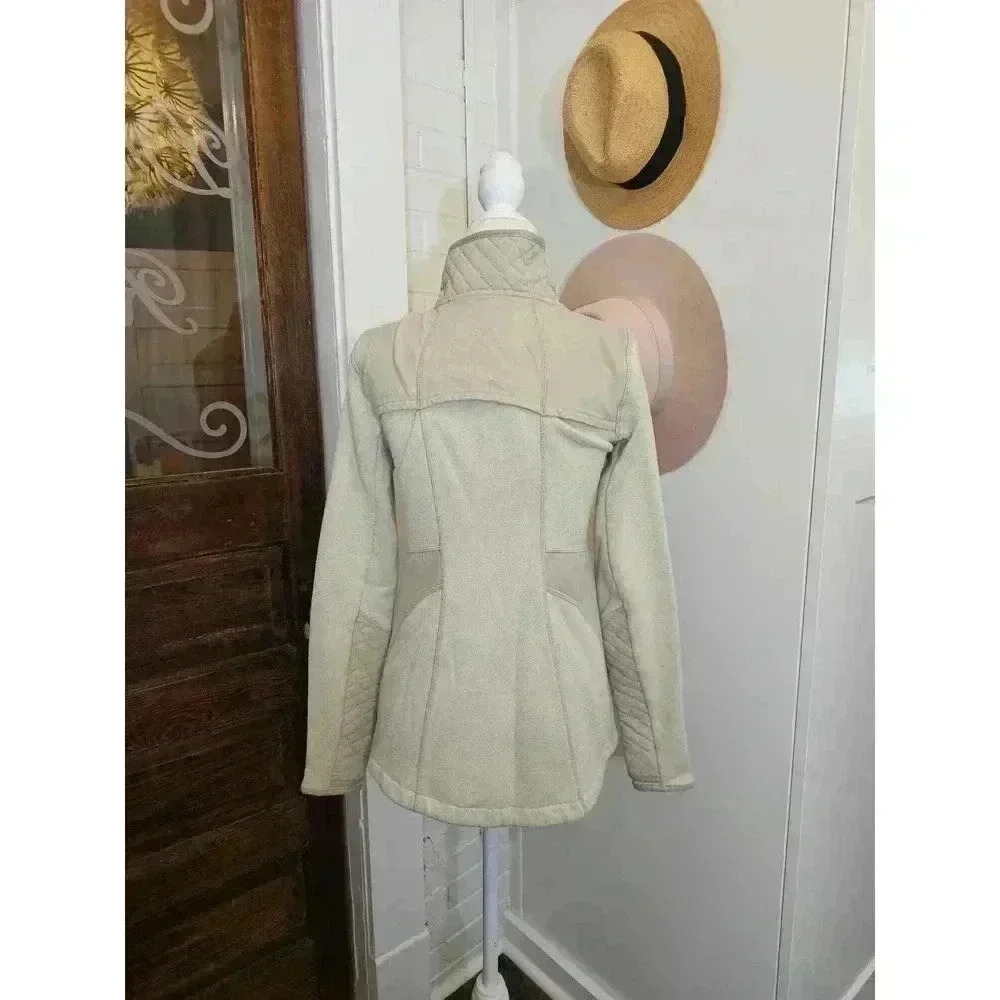 Athleta Women's Size XS Truckee Cream Full Zip Jacket - Picture 2 of 7